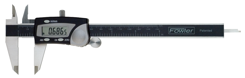 0 - 6" / 0 - 150mm Measuring Range (.0005" / .01mm Res.) - Electronic Caliper - Exact Industrial Supply