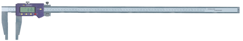 0 - 40" / 0 - 1000mm Measuring Range (.0005" / .01mm Res.) - Electronic Caliper - Exact Industrial Supply