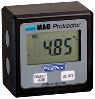 #54-422-450-1 - 360° (4 x 90°) Measuring Range - Mini-Mag Protractor - Exact Industrial Supply