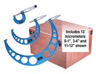 0 - 12" .0001" Graduation Micrometer Set - Exact Industrial Supply
