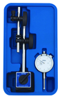 Set Contains: 1" Indicator w/Fine Adj Mag Base - Electronic Indicator with Fine Adjustment Mag Base - Exact Industrial Supply