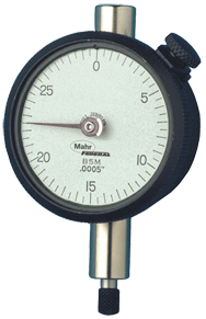 .025 Total Range - 0-5-0 Dial Reading - AGD 1 Dial Indicator - Exact Industrial Supply
