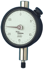 .125 Total Range - 0-25-0 Dial Reading - AGD 1 Dial Indicator - Exact Industrial Supply