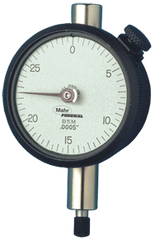 .025 Total Range - 0-5-0 Dial Reading - AGD 1 Dial Indicator - Exact Industrial Supply