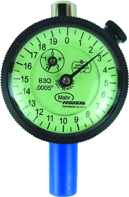 .050 Total Range - 0-10-0 Dial Reading - AGD 1 Dial Indicator - Exact Industrial Supply
