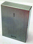 .170" - Certified Rectangular Steel Gage Block - Grade 0 - Exact Industrial Supply