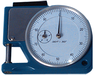 #DTG2 - 0 - .500'' Range - .001" Graduation - 1/2'' Throat Depth - Dial Thickness Gage - Exact Industrial Supply
