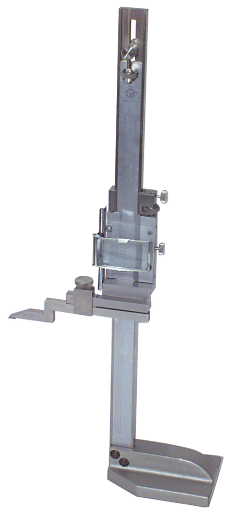 #HG24 - 24" - .001"/.02mm GraduationÂ - Vernier Height Gage with Magnifier - Exact Industrial Supply