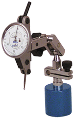 Kit Contains: .060" Range X-Test Indicator; 2 Dovetail Stems; Dovetail Holder; Magnet Base In Case - X-Test Horizontal Test Indicator & Magnetic Base - Exact Industrial Supply