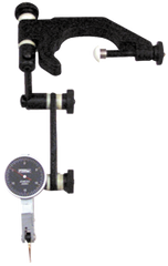 Kit Contains: .030" Range Test Indicator; 3 Contact Points; 2 Dovetail Stems; Quill-Type Holder In Case - Test Indicator & Quill-Type Holder Combo - Exact Industrial Supply