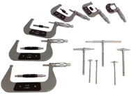 Kit Contains: 0-6" Micrometer Set With Ratchet Stop And Spindle Lock; 0-6" Telescoping Gage Set - Micrometer Set & Telescoping Gage Set - Exact Industrial Supply