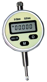 0 - 4 / 0 - 100mm Range - .0005/.01mm Resolution - Electronic Indicator - Exact Industrial Supply