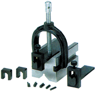 #Z1000 - .030 to 9/32" Capacity - Mini-Vee V-Block Accessory Set - Exact Industrial Supply