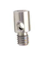 M2 x .4 Male Thread - 10mm Length - Stainless Steel Adaptor Tip - Exact Industrial Supply