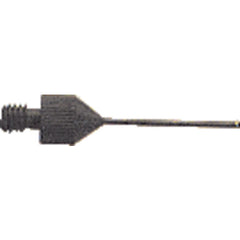 0.031″ Steel Ball Tip on 4-48 Stem - Gage Ball Tips for Caliper Jaws - Exact Industrial Supply