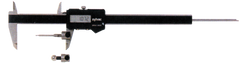 2" Overall Length - .062 Shaft Diameter - Jaw Clamp-On Attachment for Calipers - Exact Industrial Supply