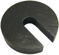 1-1/4 Bolt Size - Black Oxide Carbon Steel - C Washer - Exact Industrial Supply