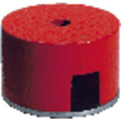 ‎372C Button Type Alnico Magnet - 1″ Diameter Round; 6.5 Lbs Holding Capacity - Exact Industrial Supply