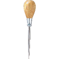 ‎818 General Hardwood Handle Scratch Awl - 6-1/2″ Overall Length Alloy Steel Tip - Exact Industrial Supply