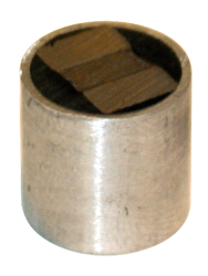 Rare Earth Two-Pole Magnet - 2'' Diameter Round; 345 lbs Holding Capacity - Exact Industrial Supply