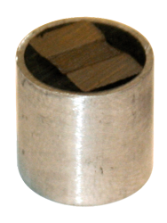 Rare Earth Two-Pole Magnet - 3/4'' Diameter Round; 36 lbs Holding Capacity - Exact Industrial Supply