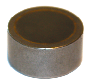Rare Earth Pot Magnet - 1-1/4'' Diameter Round; 40 lbs Holding Capacity - Exact Industrial Supply