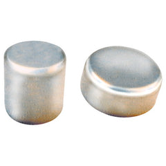 Rare Earth Magnet Material (Nickel) - 1/2″ Diameter Round; 22.4 lbs Holding Capacity - Exact Industrial Supply