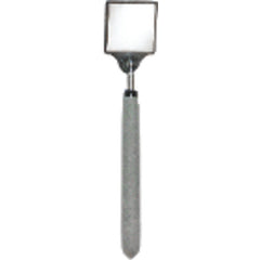 2″ × 2″ Size - Square-29″ Extended Length - Telescoping Pocket Mirror - Exact Industrial Supply
