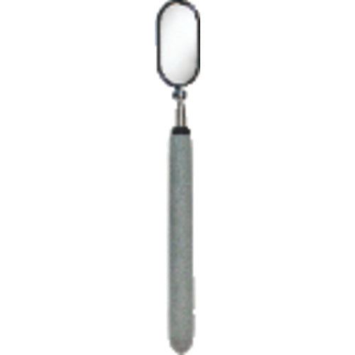 2″ × 1 1/4″ Size - Rectangular-36 1/2″ Extended Length - Telescoping Pocket Mirror - Exact Industrial Supply