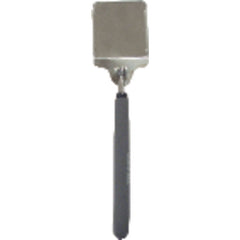 ‎3 1/2″ × 2″ Size - Rectangular-36 1/2″ Extended Length - Telescoping Pocket Mirror w/Magnifier - Exact Industrial Supply