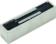 Multi-Purpose Two-Pole Ceramic Magnet - 1-1/4 x 4-1/2'' Bar; 75 lbs Holding Capacity - Exact Industrial Supply