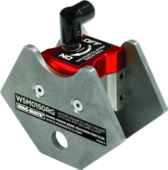 On/Off Rare Earth Magneitc Welding Square - 4" Length - 150 lbs Holding Capacity - Exact Industrial Supply