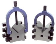 #NVB7502 - 2-1/2 x 2-3/4 x 2'' - V-Block & Clamp Set - Exact Industrial Supply