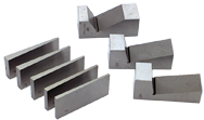 #UAB8 - 8 Pieces - 1° to 30° ; V: 10° to 30° Angle - Angle & V-Block Set - Exact Industrial Supply