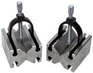 #52-475-015 - 1-3/4 x 2-1/2 x 2-7/8'' - V-Block & Clamp Set - Exact Industrial Supply