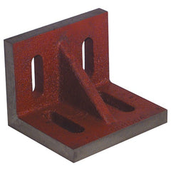 ‎Machined Webbed (Closed) End Slotted Angle Plates - 3-1/2″ × 3″ × 2-1/2″ - Exact Industrial Supply