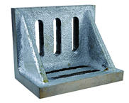4-1/2 x 3-1/2 x 3" - Machined Webbed (Closed) End Slotted Angle Plate - Exact Industrial Supply