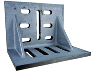 12 x 9 x 8" - Machined Webbed (Closed) End Slotted Angle Plate - Exact Industrial Supply