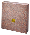 14 x 14 x 3" - Master Pink Five-Face Granite Master Square - A Grade - Exact Industrial Supply