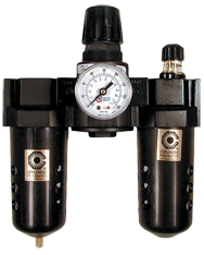 #27FRL4-G - 1/2 NPT - Modular Series Standard Filter-Regulator-Lubricator - Exact Industrial Supply