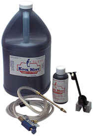 Nylon Reinforced Coolant Line with Nozzle and Siphon Line and Magnetic Nozzle Positioner - Exact Industrial Supply
