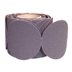 5" 80 GRIT A/O CLOTH PSA DISC - Exact Industrial Supply