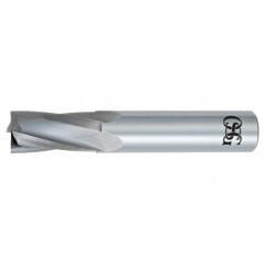 7/32" Dia. - 2-1/2" OAL - Bright CBD - Slow Spiral HP End Mill - 4 FL - Exact Industrial Supply
