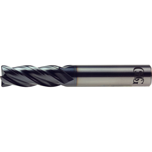 3/16″ Dia. × 3/16″ Shank × 5/16″ DOC × 2″ OAL, Carbide, TiALN, 4 Flute, 35° Helix, Round, Chamfer, Solid End Mill - Exact Industrial Supply