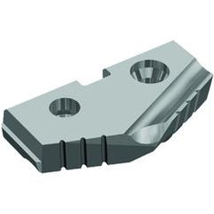 9.5mm Dia - Series Y - 3/32" Thickness - Prem. CO TiCN Coated - T-A Drill Insert - Exact Industrial Supply