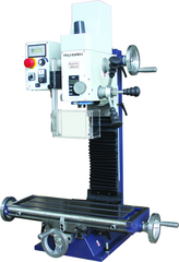 14" Gear Head Milling Machine, Variable Speed, 1.25HP, 120V, 1PH - Exact Industrial Supply