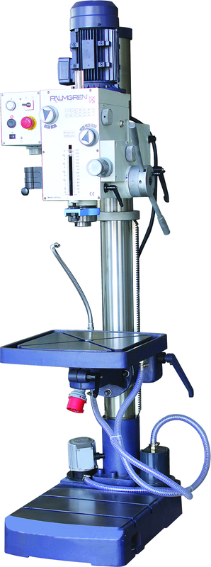 22" Gear Head Drill Press, 2HP, 240V - Exact Industrial Supply