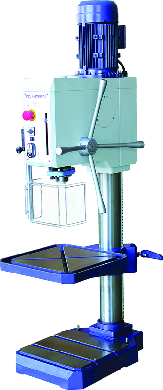 18" Gear Head Drill Press, 230V, 3PH - Exact Industrial Supply