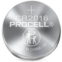 ‎PC2016 3V Lithium Coin Batteries-Priced per Sheet of 5 - 4 Sheets Min. (20 Batteries) - Exact Industrial Supply
