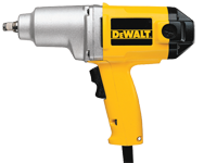 #DW293 - 1/2'' Drive - 2;700 Impacts per Minute - Corded Impact Wrench - Exact Industrial Supply
